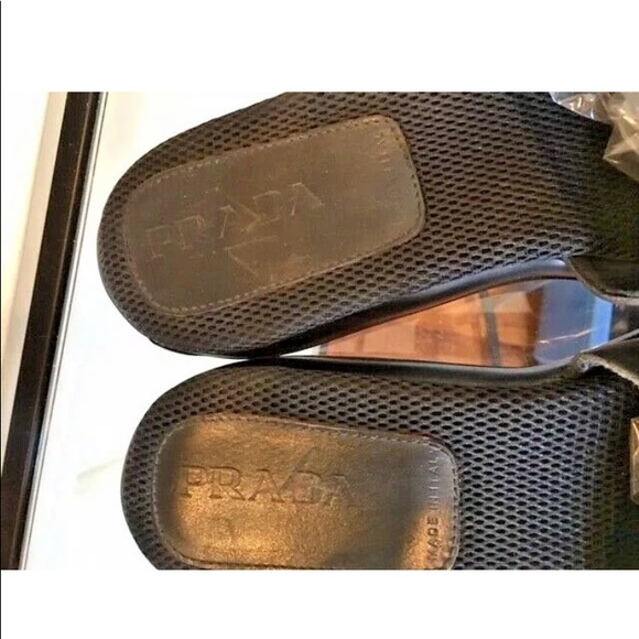 MENS PRADA BLSCK SANDALS 8.5 - Picture 7 of 8